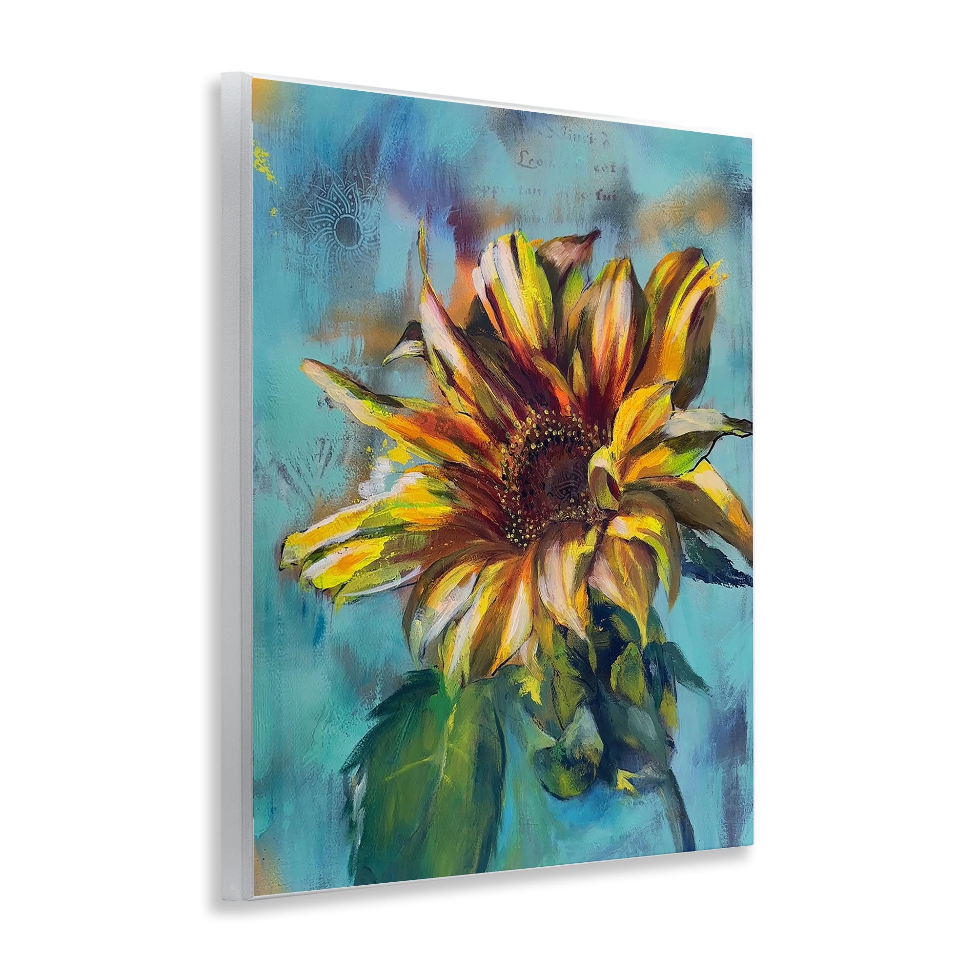 Stupell Industries Finding Spring Sunflower Plants & Flowers Painting Unframed Art Print Wall Art, 11 x 14