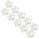 thumbnail image 3 of 10 Clips De Papel, Clip De Papelería, 10 Clips De Papel Con Revestimiento De Plástico, Galvanoplastia, Estrella Y Luna, Clips Divertidos Para Marcar Libros, Clip Dorado, 3 of 7