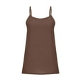 thumbnail image 5 of BLVB Camisole Tops for Women Scoop Neck Adjustable Spaghetti Strap Casual Basic Tank Tops Shirt Summer Clothes, 5 of 7