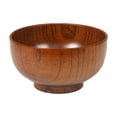 thumbnail image 1 of 1pc Delicate Wooden Bowl Japanese Style Wooden Bowl Food Container Tableware, 1 of 6