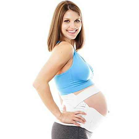 Maternity Support Belt | 3XL Plus Size Pregnancy Abdominal Binder | Best Back / Waist / Abdomen Support Belly Band | Fully Adjustable Throughout Pregnancy (Plus Size