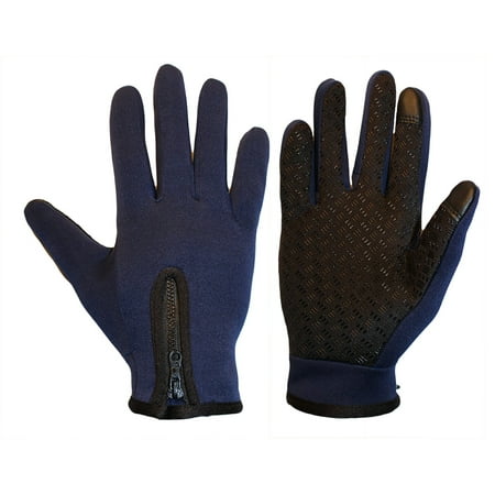 Women's Touchscreen Fleece Windproof Anti-Skid Winter Outdoor Cycling Gloves