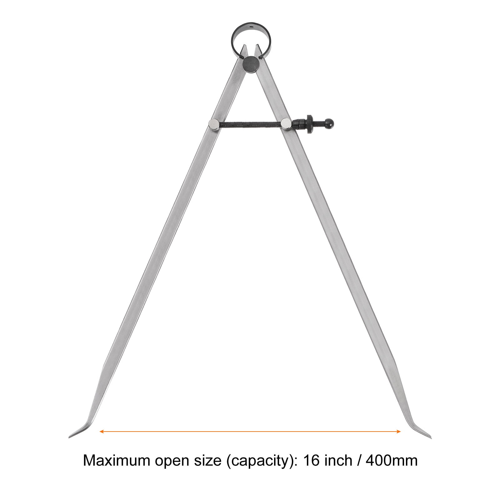 Spring Joint Caliper 16 inch/400mm Steel Spring Inside Caliper for Wood Turning Lathe Work