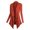 Orange, variant on Women's Drape Front Open Cardigan Long Sleeve Irregular Women's plus Size Sweaters L