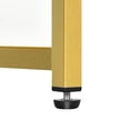 thumbnail image 3 of ModFusion 6 Tier Shelves Bookcase Modern Bookshelf Display Metal Organizer for Office Living Room Bedroom, Gold, 3 of 10