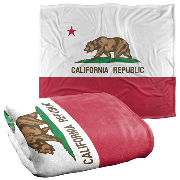 California Flag Officially Licensed Silky Touch Super Soft Throw Blanket 50' x 60'