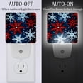 thumbnail image 2 of Christmas snowflakes LED Square Night Lights - Energy Efficient and Stylish Decor for Any Room | Set of 2 Dimmable Bedside Lamps with Touch Control and Auto Timer, 2 of 6