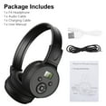 thumbnail image 5 of TSV mowing Foldable and portable FM Over-Ear Headphones with Best Reception, Black, 5 of 9