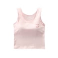 thumbnail image 3 of Bxsruta Teen Girls' Cotton Longline Training Bra, No Show Wirefree Stay in Place Everyday Bra for Ages 10-15, 3 of 7