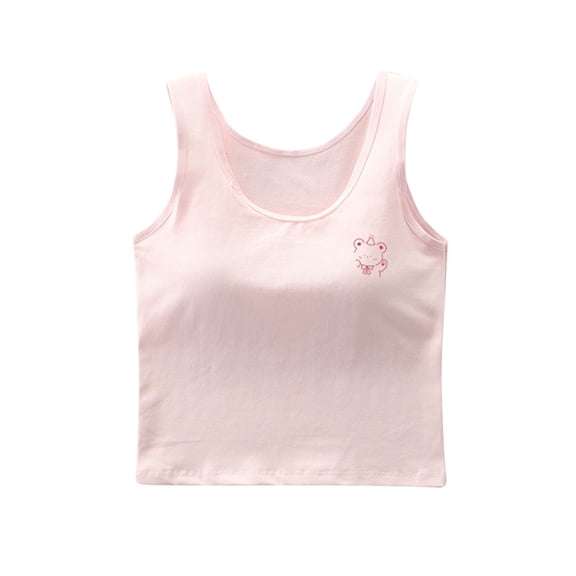 ATOGUTA Training Bras for Girls Size 10-15 Years Sports Bra Yoga Bra for Teens Comfort Dance Crop Top Pink