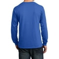 thumbnail image 3 of Mafoose Mens Long Sleeve Core Cotton T-Shirts Royal 3XL, 3 of 5