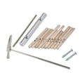 thumbnail image 2 of KAKOWELY kalimba keys DIY Musical Steel Keys 10 Keys for 10 Note Kalimba Thumb Piano African Mbira Finger Percussion Musical Instruments with Screws (XA54), 2 of 5