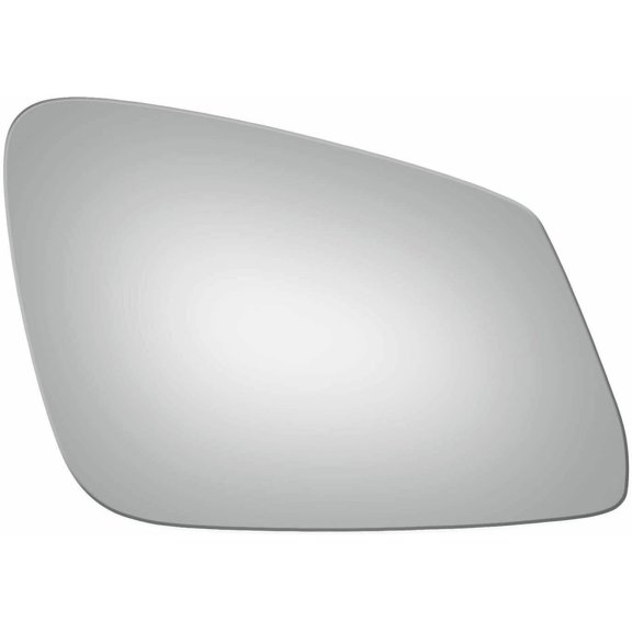 Convex Passenger Side Replacement Power Mirror Glass for 2010-2014 BMW 528I W/O Baking Plate