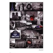 Pyramid Art Prints PYRPP32633 Paris -Collage -24 x 36 Poster Print