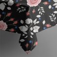 thumbnail image 5 of Pioneer Flower Floral Print Pattern Square Tablecloth, Waterproof Wipeable Spillproof Washable Table Cover for Home Kitchen Party Decor, 52"x52", 5 of 6