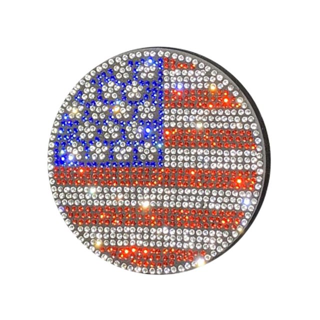 Alfombrilla antideslizante para taza, inserto de diamantes, posavasos para taza de coche, accesorios de decoración Interior para coche