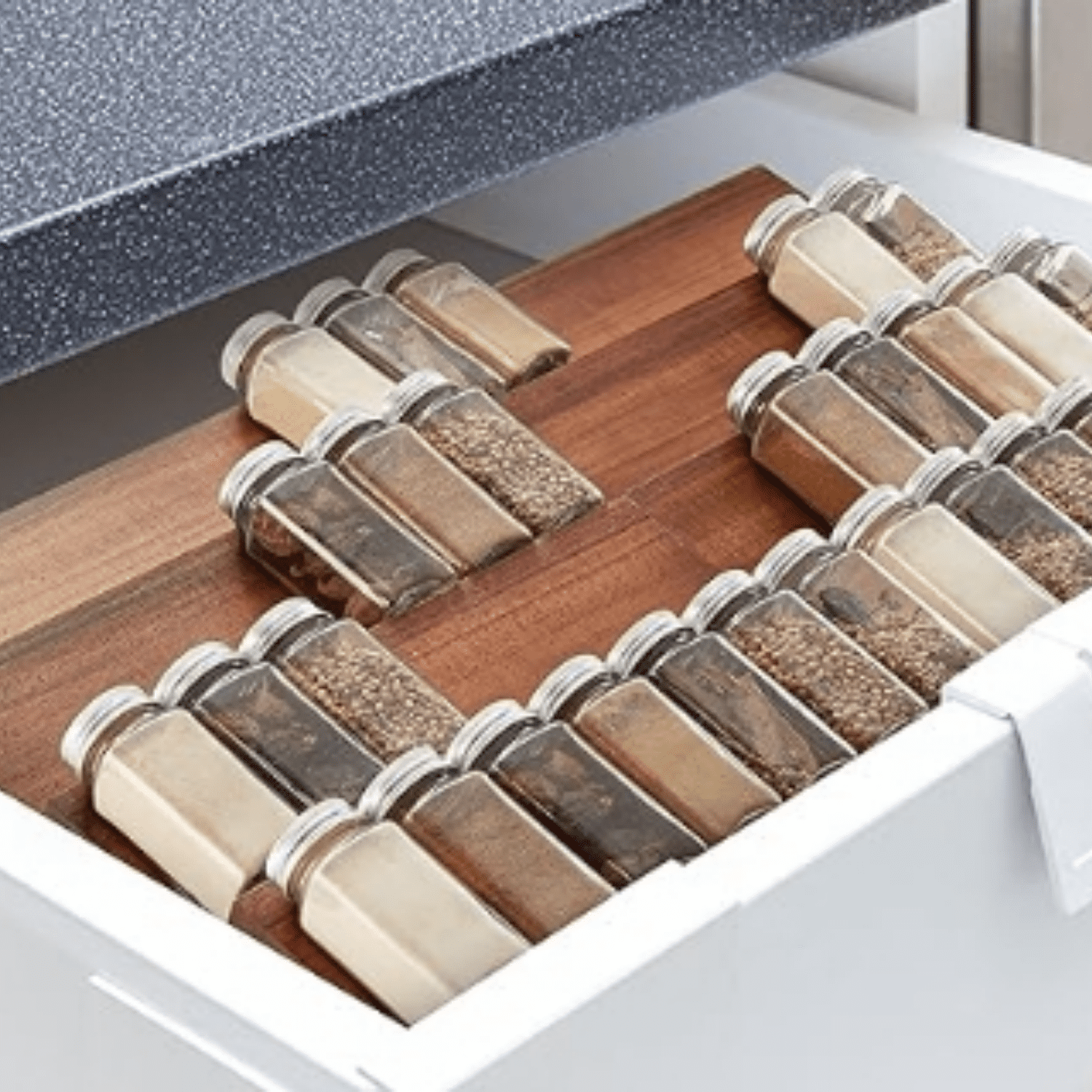Spice Rack Organizer for Cabinet, Spice Holder Pack of 4