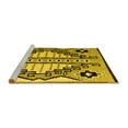 thumbnail image 2 of Ahgly Company Machine Washable Indoor Rectangle Abstract Yellow Modern Area Rugs, 4' x 6', 2 of 4