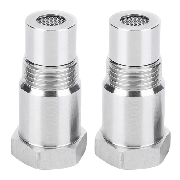 Sensor O2 Spacer M18*1.5 Verifique el adaptador de eliminación de luz del motor para automóviles 2 piezas