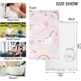 thumbnail image 2 of Coolnut 2 PCS Hand TowelsCute Unicorn 16 x 28 Inch Soft Highly Absorbent Cotton Bathroom Towels for Bathroom Ktichen Travel SPA Gym, 2 of 6