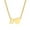 B, variant on A-Z Alphabet Necklace for Women Stainless Steel 26 Letter Love Heart Pendant Jewelry Chain for Birthday Anniversary J