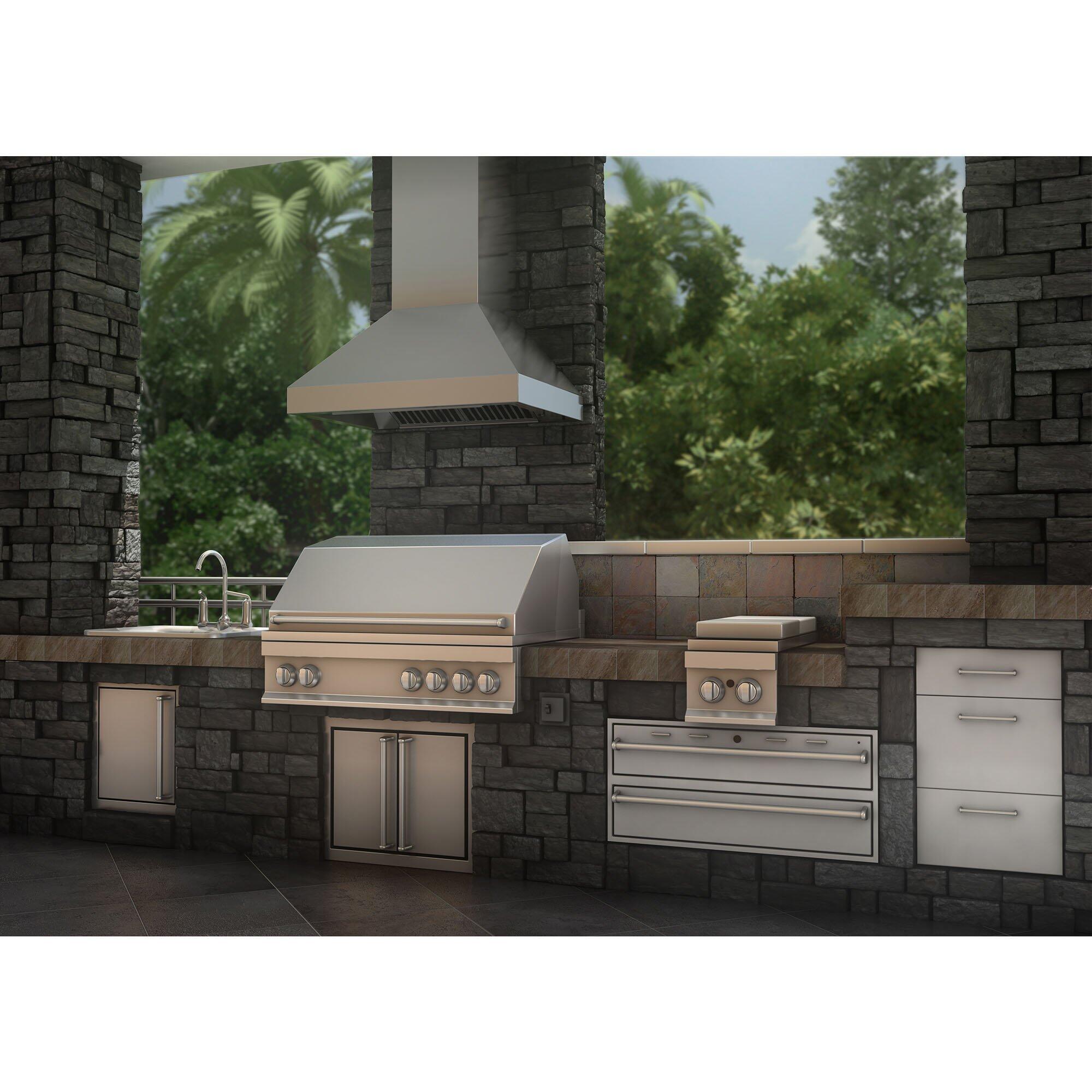 ZLINE 60 in. Wall Mount Range Hood in Stainless Steel (597-60)