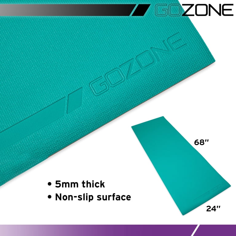 Gozone Multi-Purpose 5 mm Thick Premium PVC Non-Slip Exercise Yoga