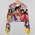thumbnail image 2 of Película de Disney 3d personaje de dibujos animados con capucha Blancanieves, princesa Aisha, princesa Ariel, sudadera de manga larga chica adolescente Hoodie140 heqiyong CONDUJO, 2 of 2