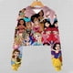 thumbnail image 2 of Película de Disney 3d personaje de dibujos animados con capucha Blancanieves, princesa Aisha, princesa Ariel, sudadera de manga larga chica adolescente Hoodie140 heqiyong CONDUJO, 2 of 2