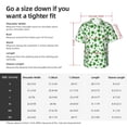 thumbnail image 5 of Fuzoiu St Patrick's Day4 Print Hawaiian Shirt for Men, Summer Beach Casual Short Sleeve Button Down Shirts, Men’s Beach Summer Shirts with Pocket,Small, 5 of 7