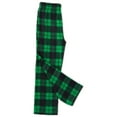 Frontwalk Family Plaid Pajamas Pants Women Men Casual Straight Leg Pants Christmas Sleepwear