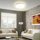 thumbnail image 4 of Lámpara de techo LED de montaje empotrado Lámpara de techo redonda de 24 W para cocina Dormitorio Pasillo (6500-7000K Blanco, 4 of 8
