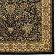 thumbnail image 3 of Linon Home Décor Elegance Area Rug Collection, Black and Ivory, 8' x 10', 3 of 3