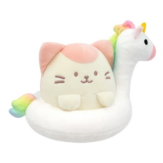 AniRollz anirollz 6 official stuffed animal plush cream pie bakery toy, soft, squishy, warm, cute, comfort, safe