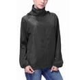 thumbnail image 2 of FUTATA Women's / Men's Lightweight Rain Jacket Packable Windbreaker Jacket Waterproof Outdoor Hooded Windbreaker with Pocket Black L, 2 of 6