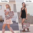 thumbnail image 6 of Large Capacity Tote Bag,Red Floral and Petal Pattern Handbag Fashion Luxury Tote Bag,15.7"x13"x 5.1" Inches,Laptop Compatible, 6 of 6
