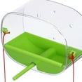 thumbnail image 3 of HEALEEP 1Jgo Comedero Transparente Para Pájaros Con Ventosa Ideal Para Exterior Color, 3 of 8