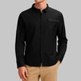 thumbnail image 2 of RXMEKW Lightweight Lapel Cardigan for Men with Button Closure and Pockets in Solid Color, 2 of 8