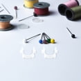thumbnail image 4 of COOPHYA 100Pcs Bobbin Clips Organizer Transparent Clips For High Speed Manufacturing Precise Positioning Tool, 4 of 8