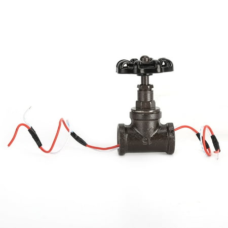 

Light Switch Iron Vintage 1/2in Stop Valve Light Switch with Electric Wire Accessory for Table Pipe Lamp
