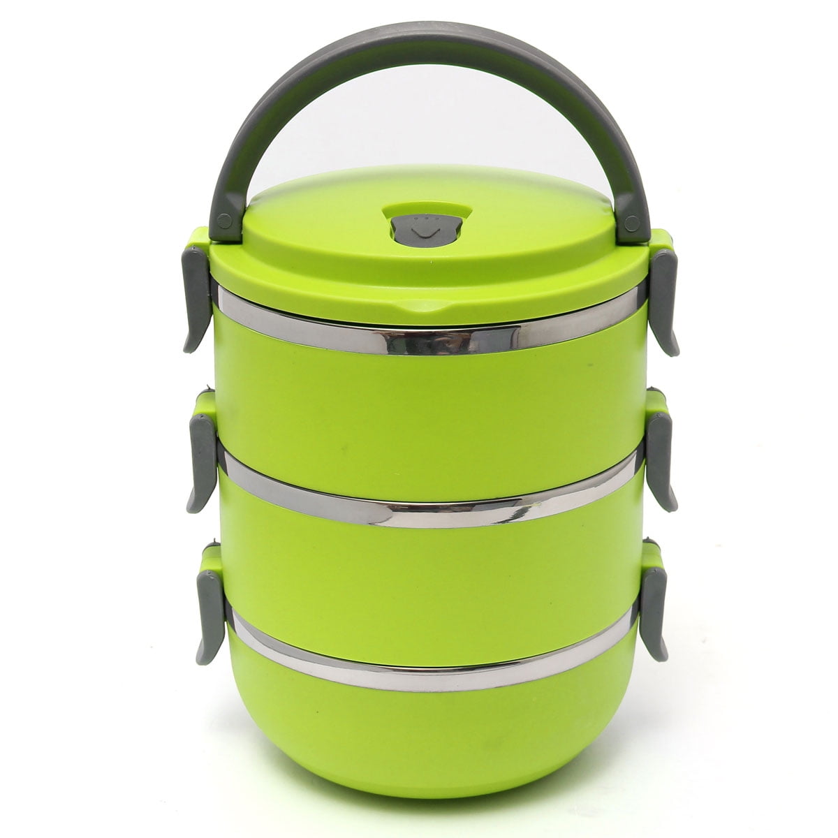 Portable Large Insulated Stainless Steel Microwavable 2/3/4Tier Lunch