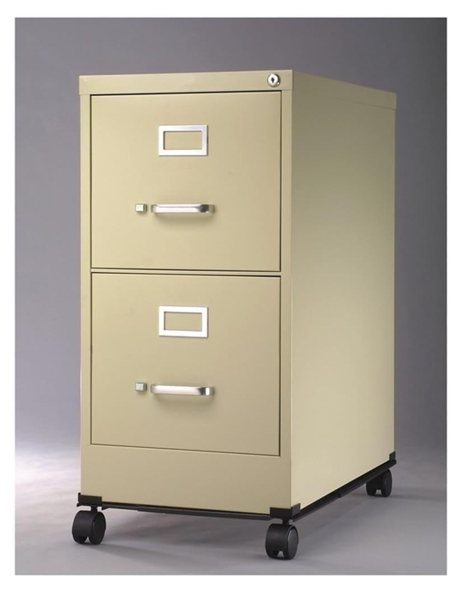 Metal File Caddy Adjustable Rolling File Cabinet - Black 18-26.5" W x 26.5" D - Letter/Legal Size - 400lb Capacity - Easy Assembly - Mobile File Frame