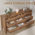 thumbnail image 5 of 3 Piece Furniture Bedroom Set，9-drawer Dresser And 2 Nightstands, Brown, 5 of 9