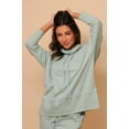 thumbnail image 4 of Women's Allergy-Free Fifi Funnel Neck Pullover ( Size: XS | Color: Muted Green ), 4 of 5