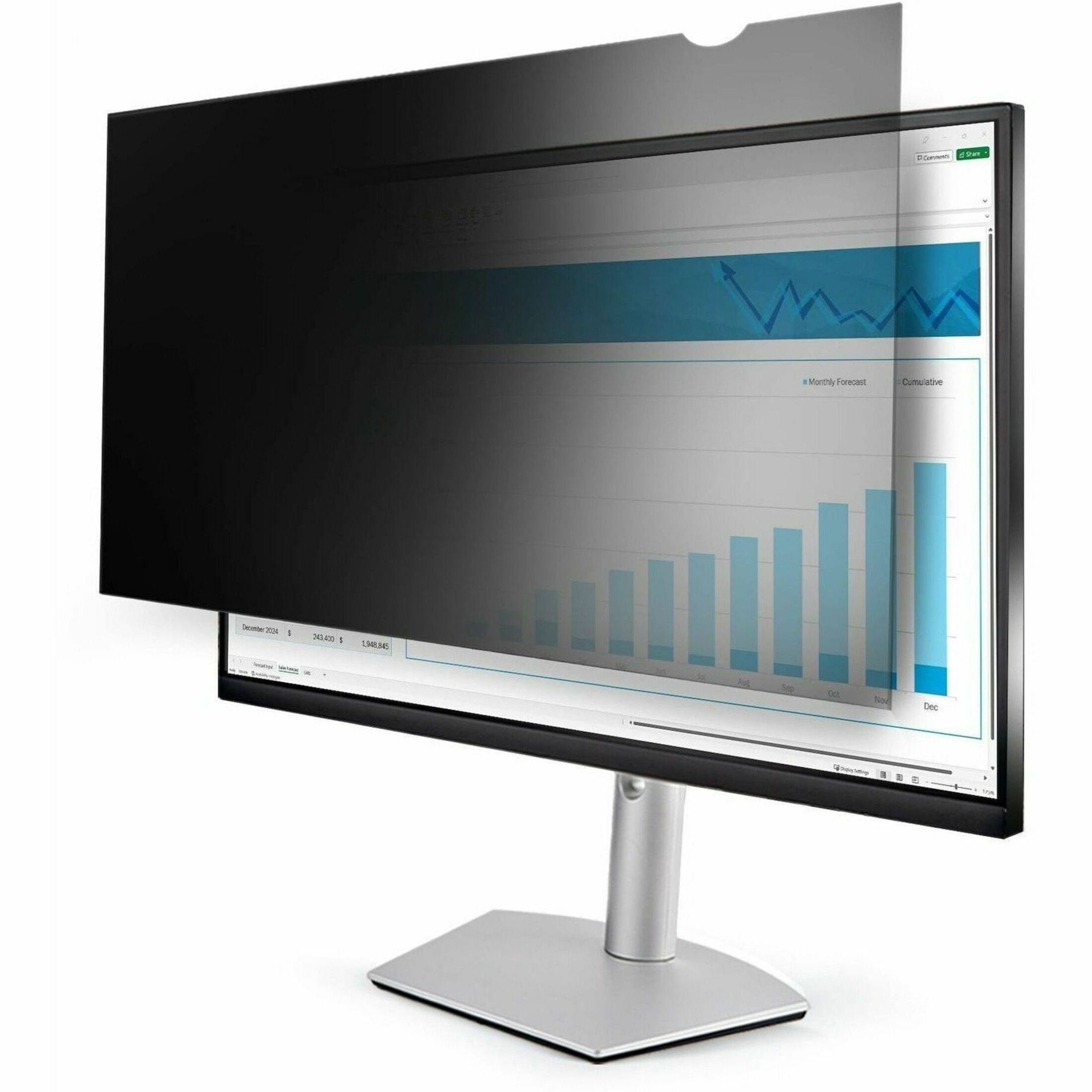 StarTech 34 Inch WIDE GLOSSY Monitor Privacy Screen, Ultrawide 21