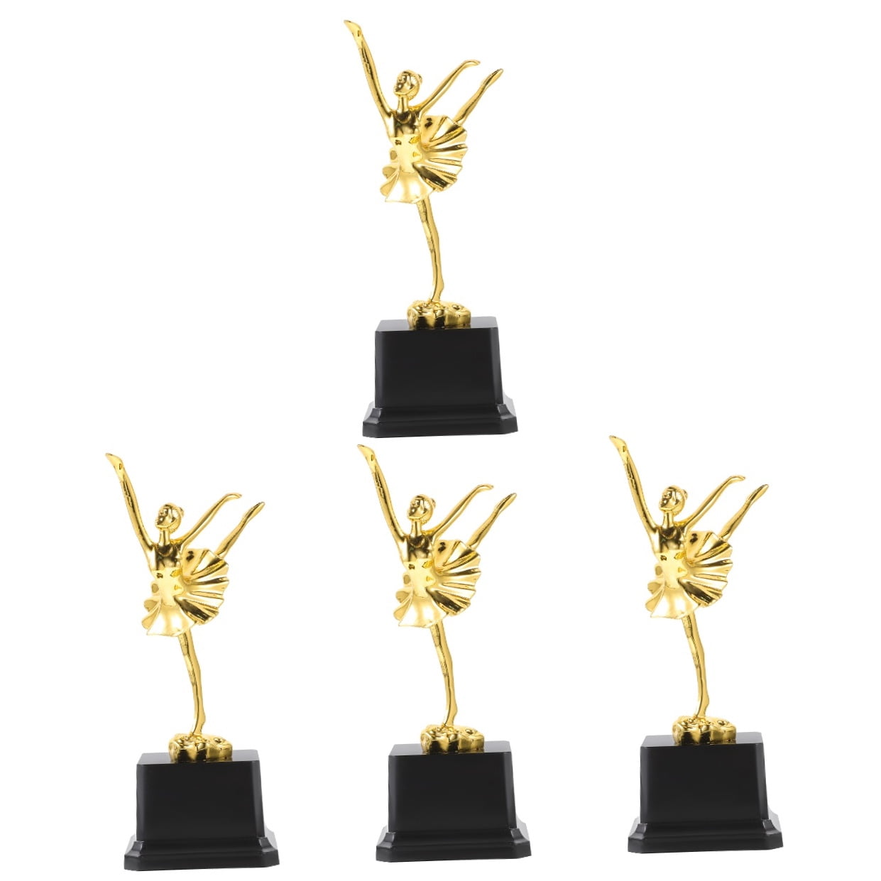 ADDHAT Plastic ce Competition Trophy - cate Design for Teens 4Pcs