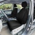 thumbnail image 3 of For 2018–2023 Honda Odyssey FH Group Neoprene Custom Fit Waterproof Car Seat Covers - Front Black, 3 of 6