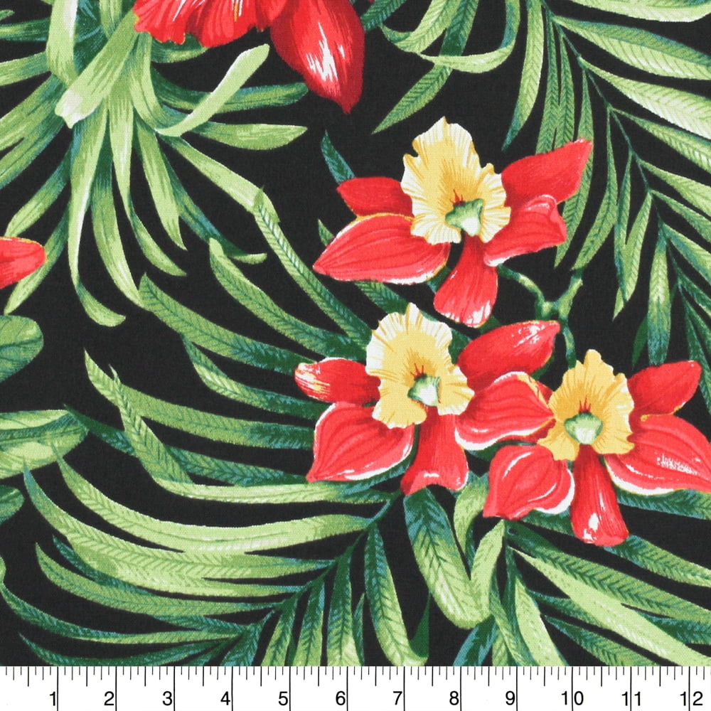Berkshire Home 100% Polyester 54" Indoor/Outdoor Turcotte Onyx Fabric, by the Yard