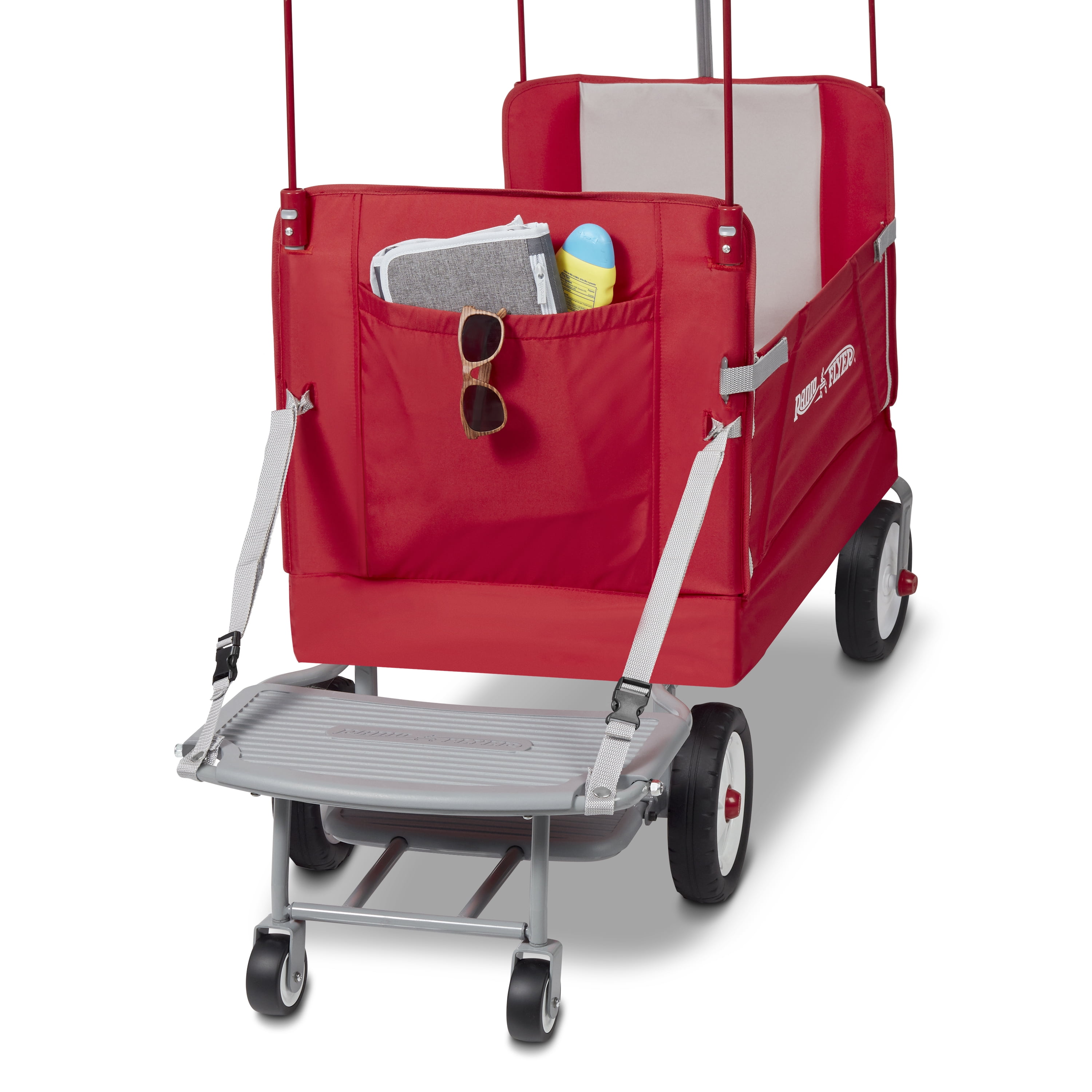Red Radio Flyer 3-In-1 Tailgater Wagon Exclusive Renewed 