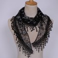 thumbnail image 3 of Beppter Women Lace Sheer Floral Scarf Shawl Wrap Tassel Scarf Scarves Fall Circle Loop Scarf Gifts for Women, 3 of 5